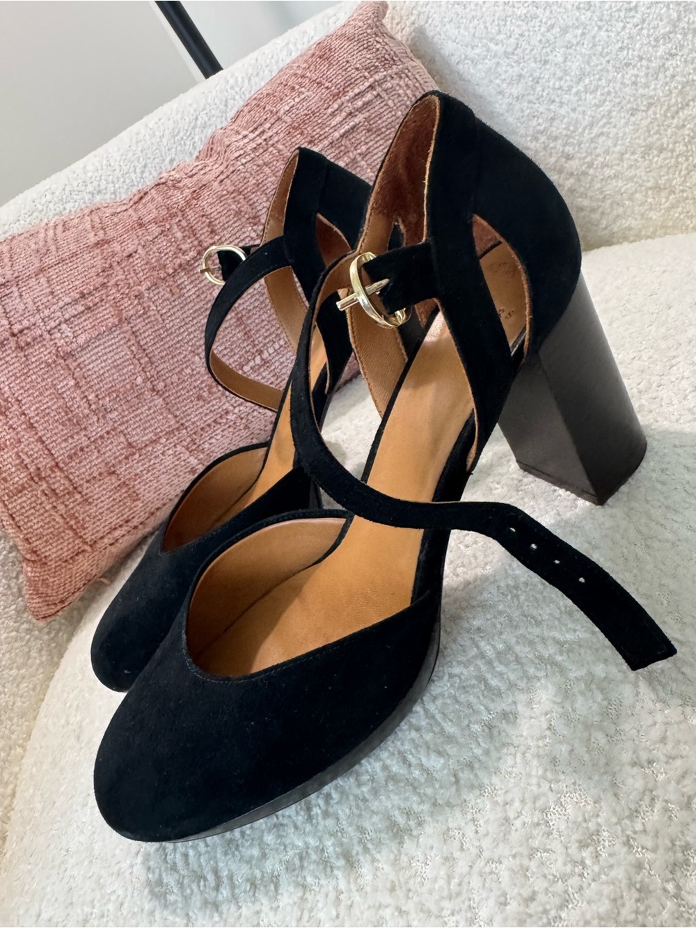Sezane Katie Mary Janes Black - Size 8